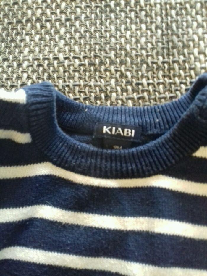 petit pull kiabi 9m tbe - photo numéro 2