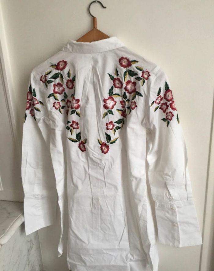 Chemise Zara taille 36 à fleurs - photo numéro 2