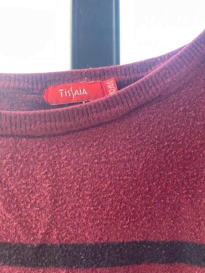 Pull rayé Femme, taille L. Tissaia - photo numéro 3