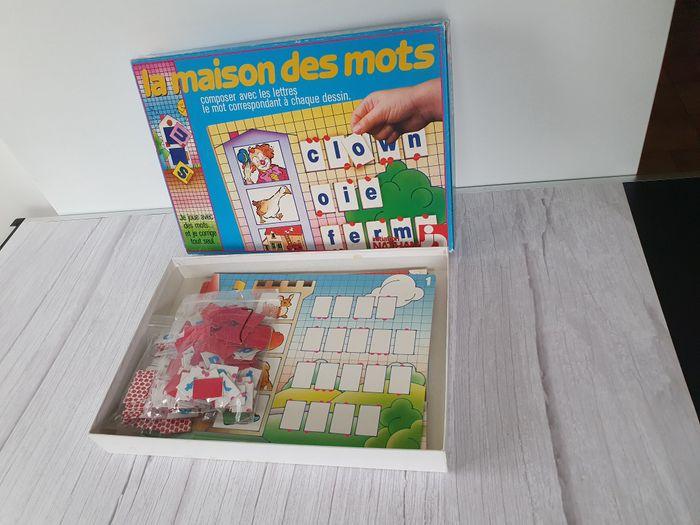 La maison des mots - Nathan - jeu éducatif - vintage 1983 - photo numéro 1