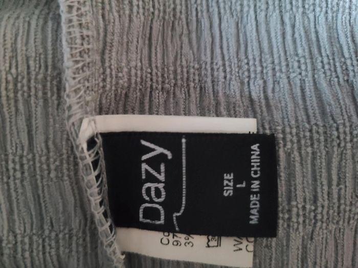 Top gris dazy taille S - photo numéro 4