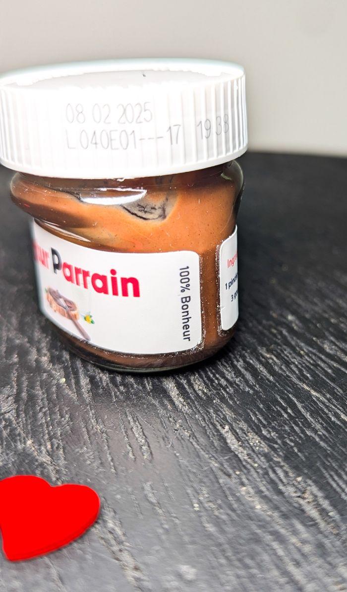 Pot de Nutella personnalisé : Annonce grossesse- Futur papa, Mamie, Parrain, Tata... - photo numéro 6