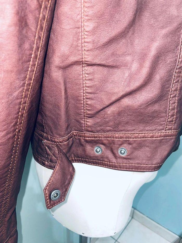 Blouson simili cuir  marron - 176 - photo numéro 9