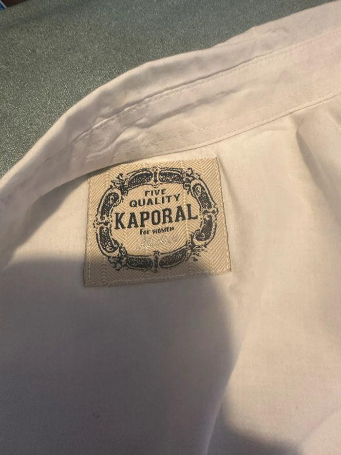 Chemise Kaporal blanche /bleue très clair - photo numéro 6