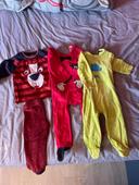 Lot 3 pyjamas velours 2 ans