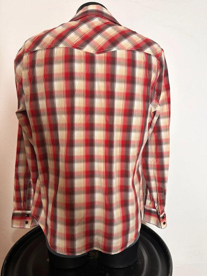 Superbe chemise à carreaux et fils argentés🩶 Levi’s taille L - photo numéro 6