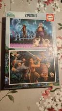 lot de 2 puzzle puzzle Disney Vaiana complet