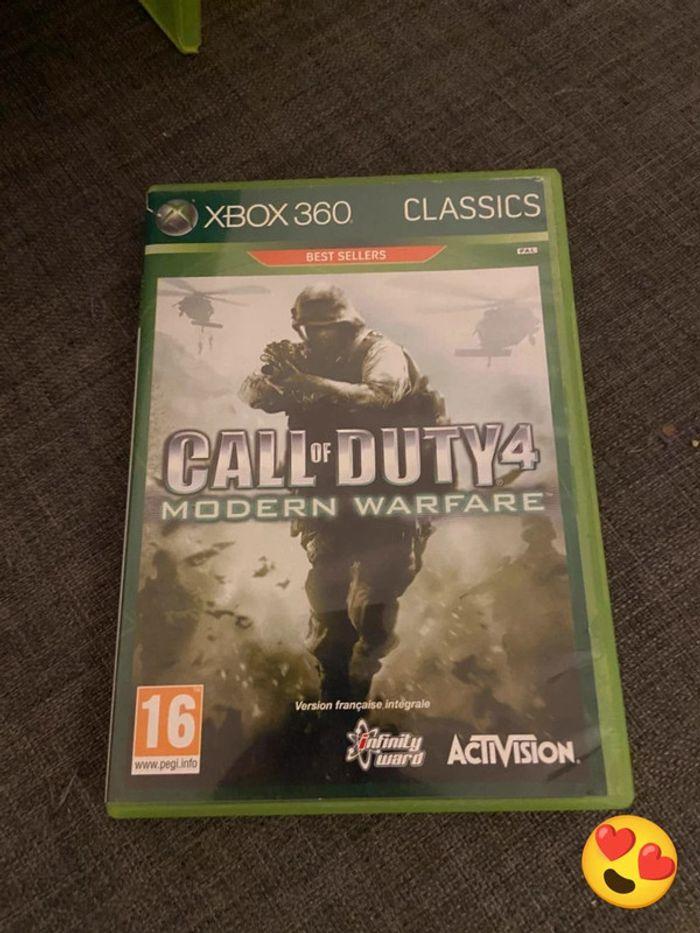 🧩 jeux Xbox 360 call of dutty 4 modern warfare bon état 🧩 - photo numéro 2