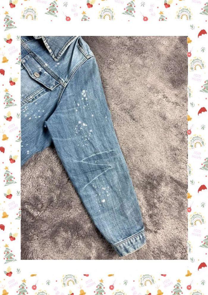 👕 Veste en Jeans vintage y2k Bleu Clair Taille M 👕 - photo numéro 9