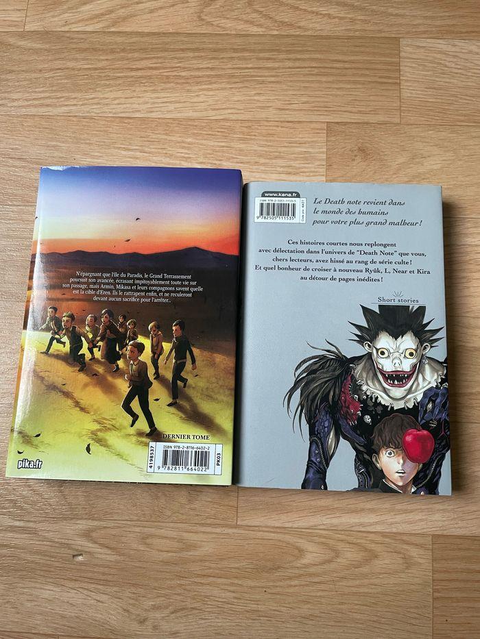 Lot de deux mangas SNK (L’attaque des titans) tome 34 et Death Note short stories - photo numéro 3