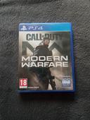 Jeu PS4 Cll of duty Modern Warfare