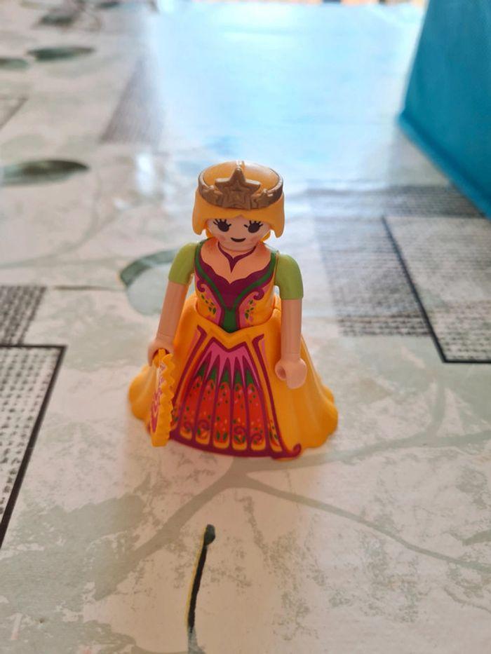 🌸 Playmobil princesse/reine orange