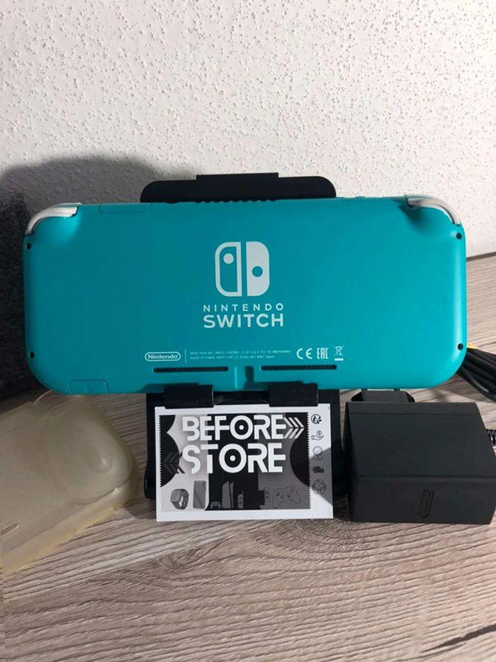 Nintendo switch  lite  turquoise - photo numéro 4