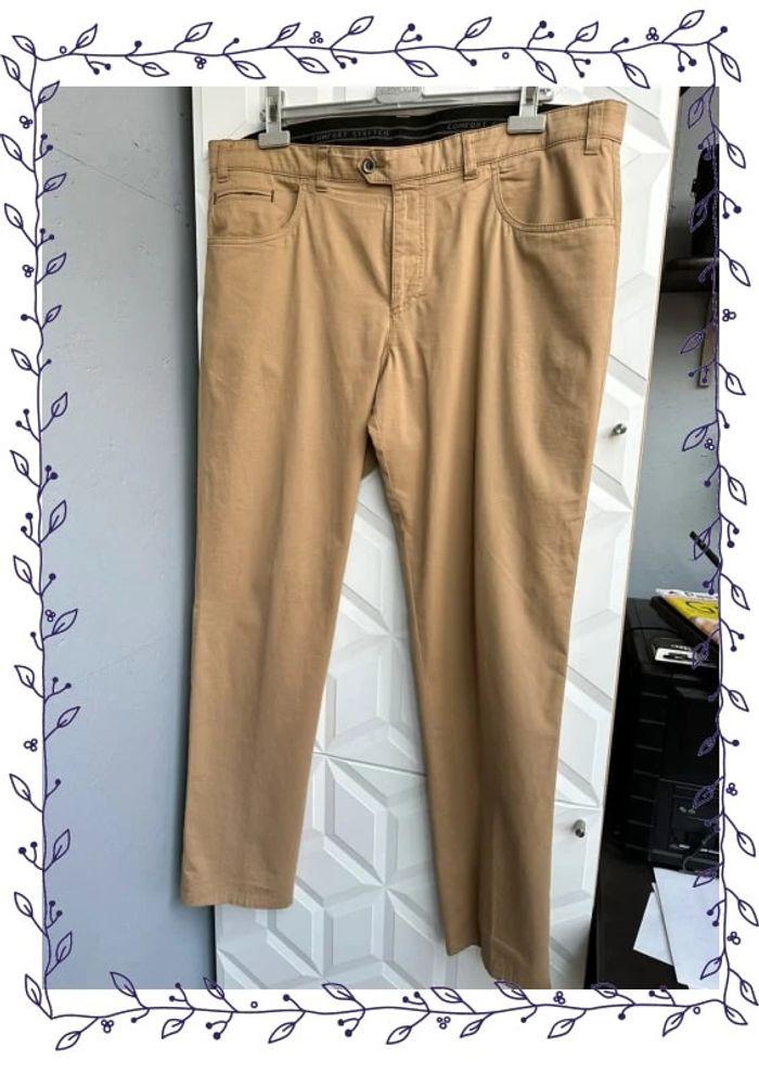 Pantalon Maneven beige taille 52 - photo numéro 1