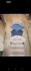 Lot de 4 t-shirts et un polo taille s