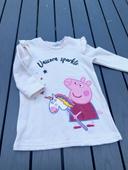 Robe et legging  peppa pig bébé fille