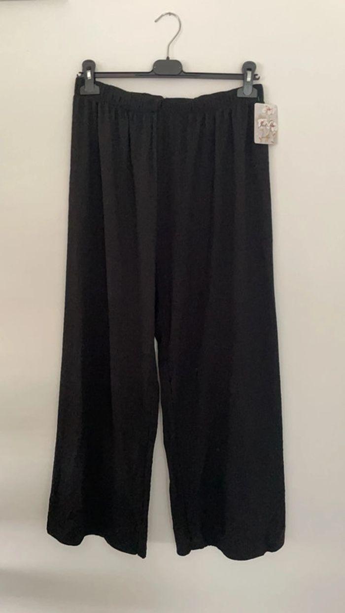 Pantalon fluide garde taille noir - photo numéro 1