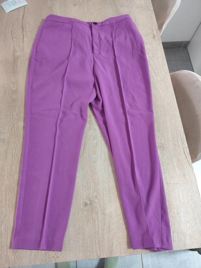 Magnifique pantalon violet Kiabi - photo numéro 2