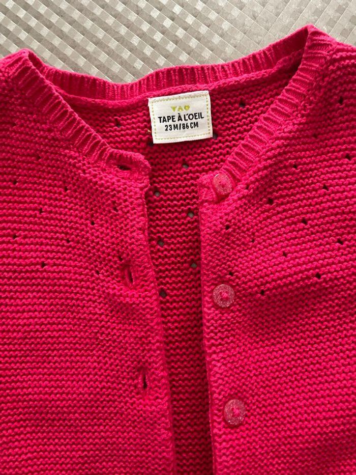 Gilet rose 23 mois - photo numéro 3