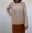 Pull beige Caroll 42 laine et alpaga