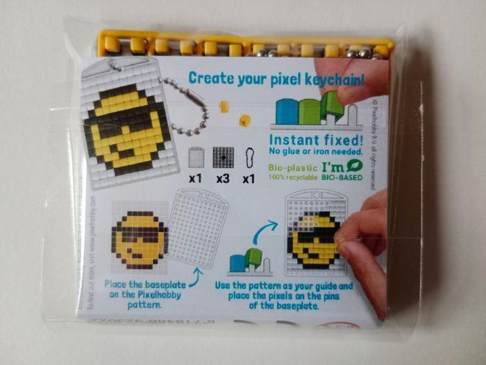 SMILEY Pixelhobby - NEUF  - Jeu écologique en Bioplastique - photo numéro 2