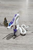 Minifigurine Ninjago serpent blanc / violet (compatible Lego)