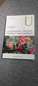 La géographie : concepts, savoirs et enseignements