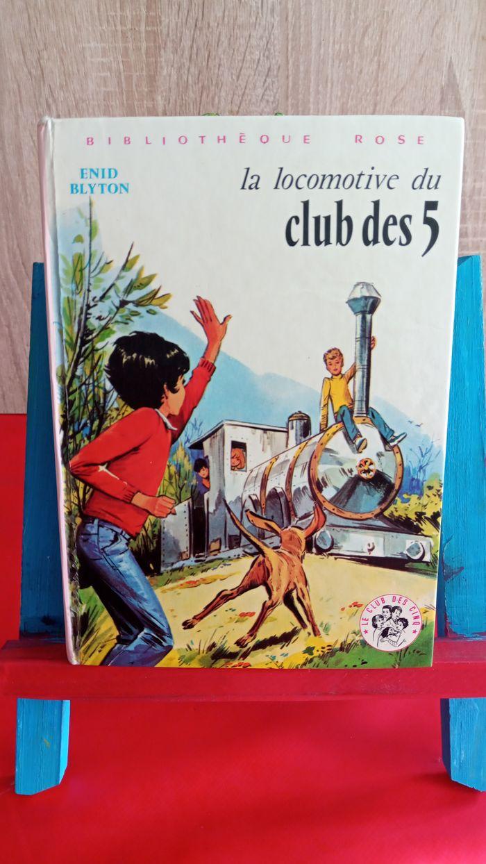 Le club des cinq, La locomotive du Club des Cinq, 1974, bibliothèque rose - photo numéro 1