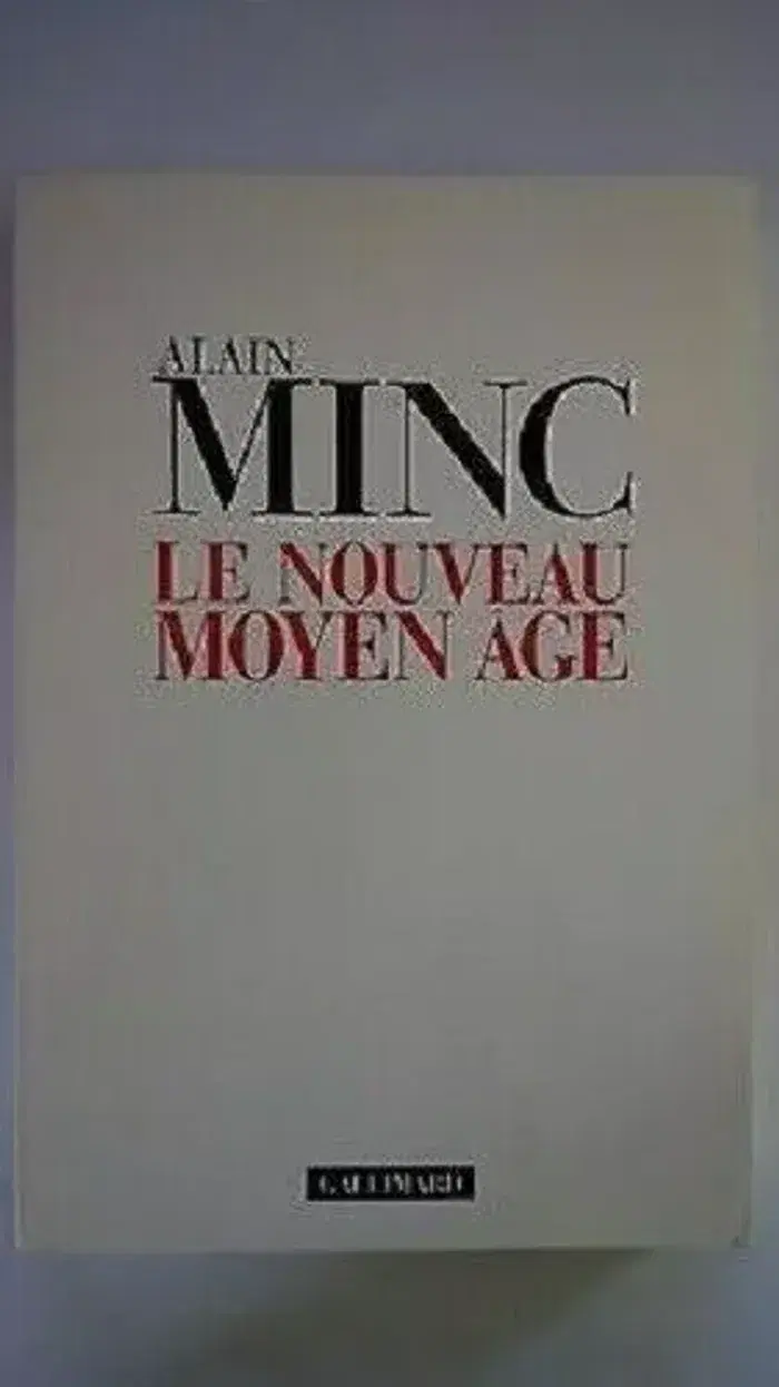 Livre Le Nouveau Moyen Âge - alain minc en tres bon etat