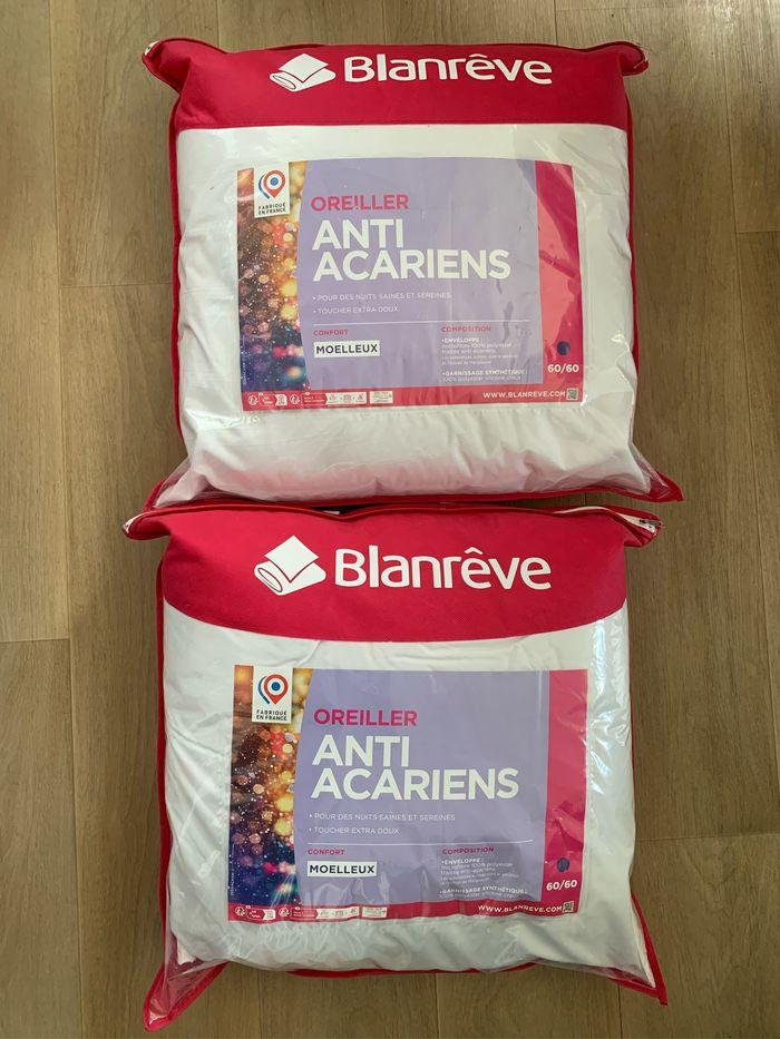 Oreillers anti-acariens - Blanêve (Lot de 2) - photo numéro 1