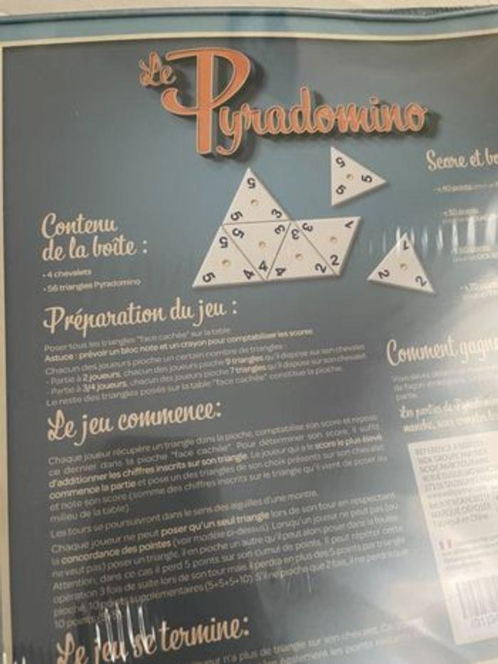 Jeu neuf Le pyradomino - photo numéro 3