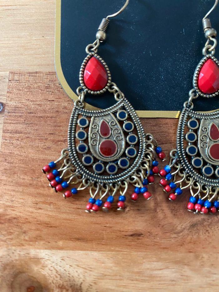 Boucles d’oreilles fantaisies bohème jamais portées 🌸 - photo numéro 2