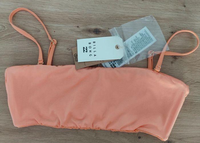 Haut de maillot de bain Billabong orange - photo numéro 5