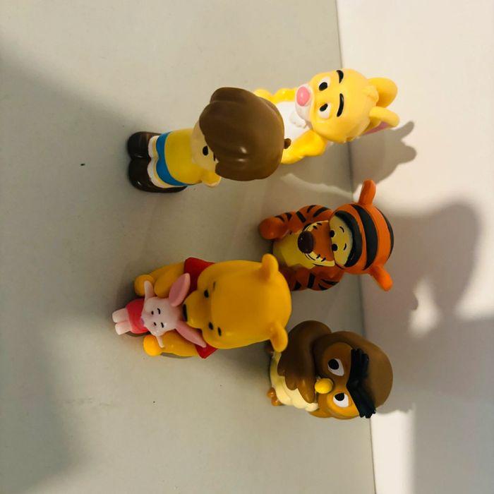 Lot figurine Winnie l’ourson porcinet ours jaune Christophe - photo numéro 3