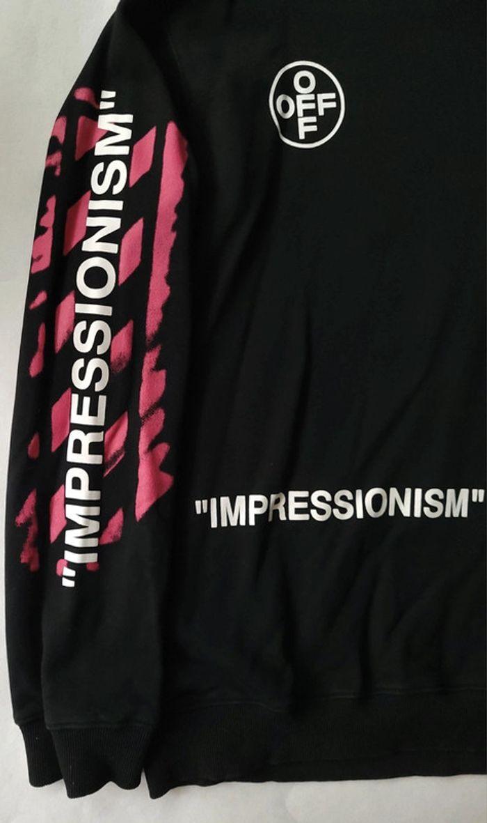 Sweat Off-White "Impressionism" homme taille L en très bon état - photo numéro 7