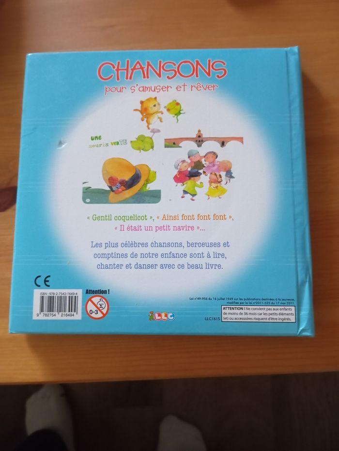 Livre chansons pour s'amuser et rêver - photo numéro 2