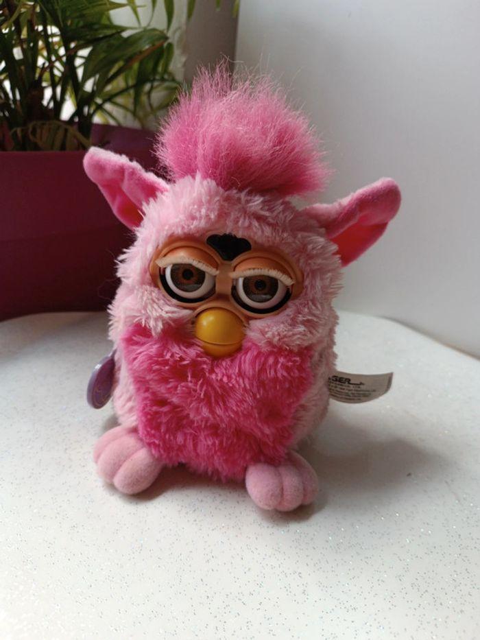 Furby vintage vtg rose pink tiger Electronic interactif électronique flamingo 1999 - photo numéro 13