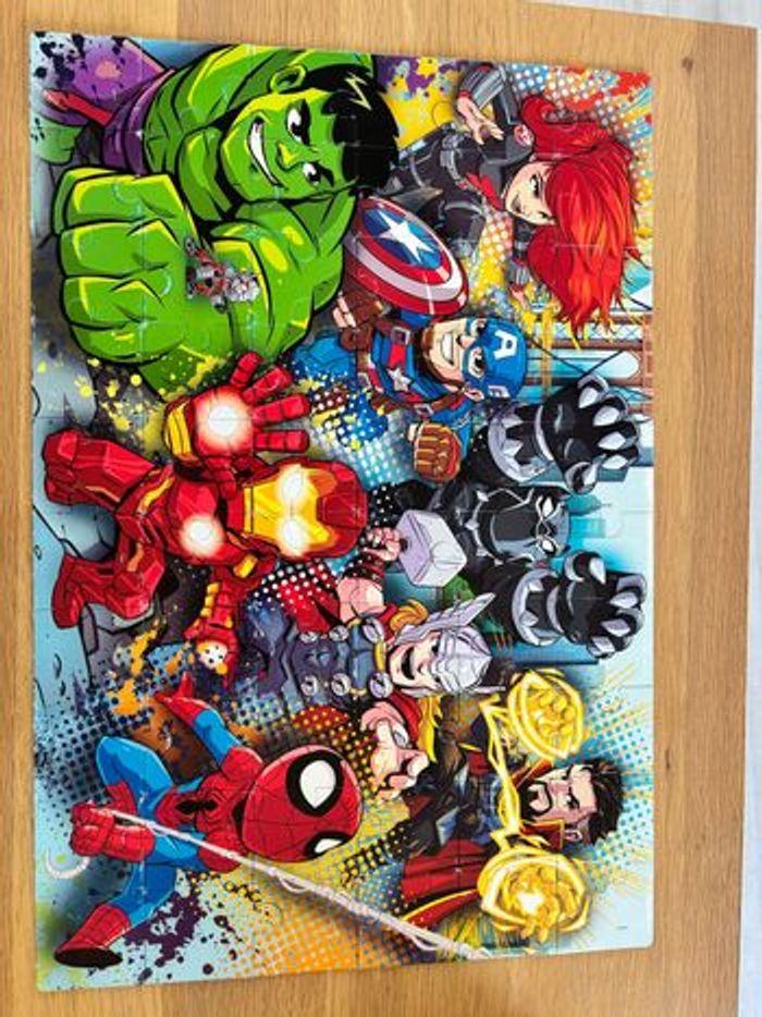 Puzzle spiderman marvel - photo numéro 1