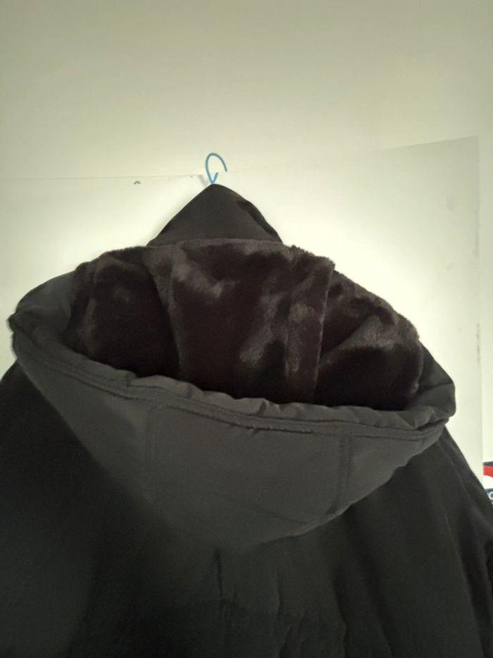 Manteau noir à capuche Zara taille XL - photo numéro 3