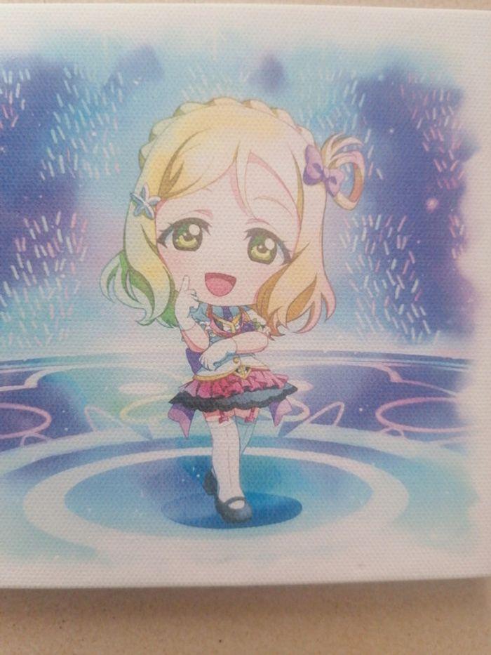 Cadre bois Love Live Sunshine Mari Ohara Mirai Ticket - photo numéro 3