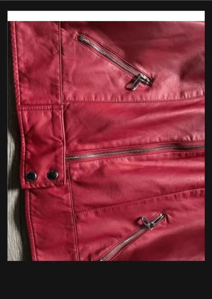 Veste cache cache rouge taille 44 - photo numéro 4