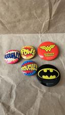 Dc comics Marvel - lot de 5 badges vintage debut 2000