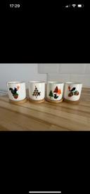 Lot de 4 tasses