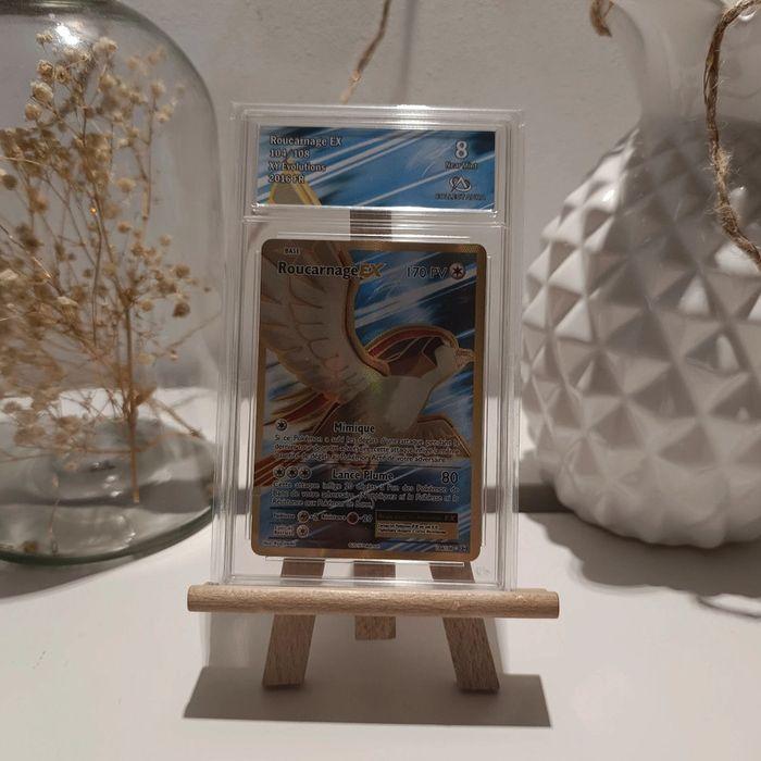 Carte pokémon Roucarnage EX évolution Collectaura 8 ( near mint ) - photo numéro 1