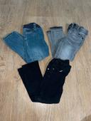 Lot de 3 pantalon jeans