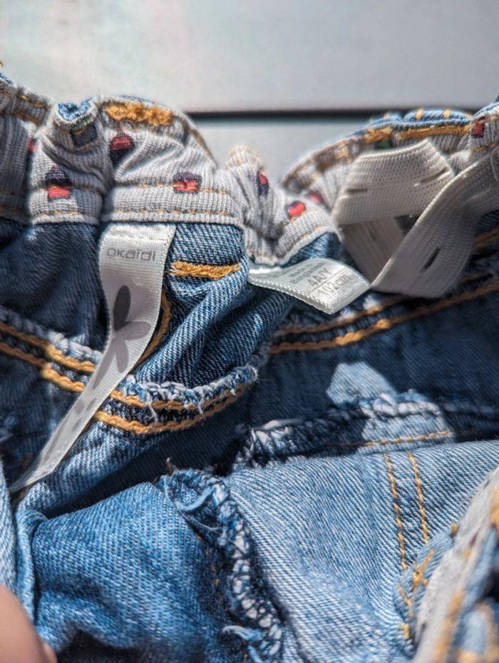 Lot une jupe en jean et 2 shorts 4 ans - photo numéro 7