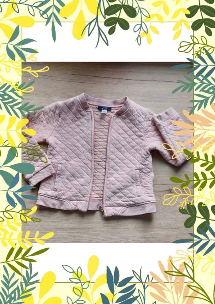 Blouson demi-saison zippée fille 4ans - photo numéro 2