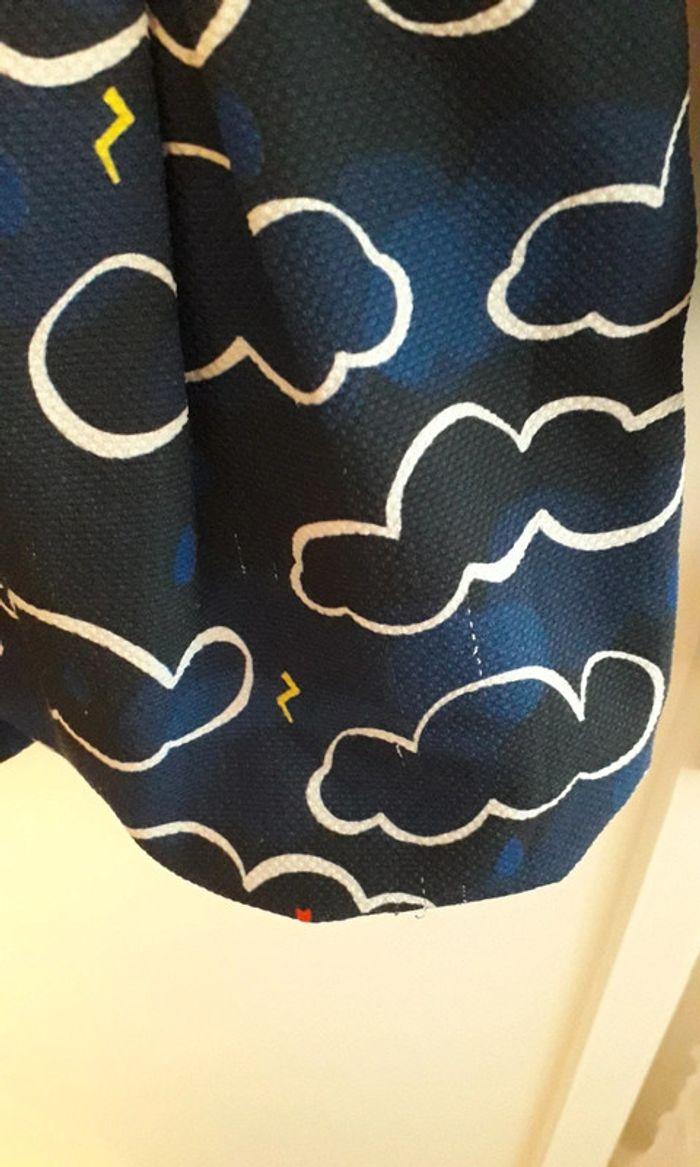 Robe et tee-shirt manche longue. Bleu marine motifs nuages Catimini 4 ans - photo numéro 15