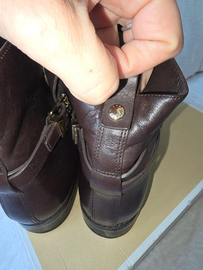 Bottines  Michael Kors taille 38 cuir marron - photo numéro 10