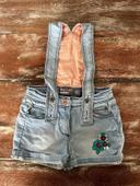 Salopette short